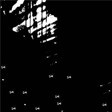 Çizik ve çiziklerle dolu siyah beyaz bir arka plan. Soyut vektör illüstrasyonu.