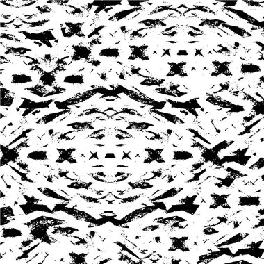Soyut grunge arkaplanı. Monokrom dokusu. Siyah ve beyaz desenli arkaplan