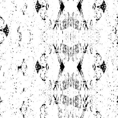 Çizikler, çizikler ve çizikler olan siyah beyaz bir arka plan. 