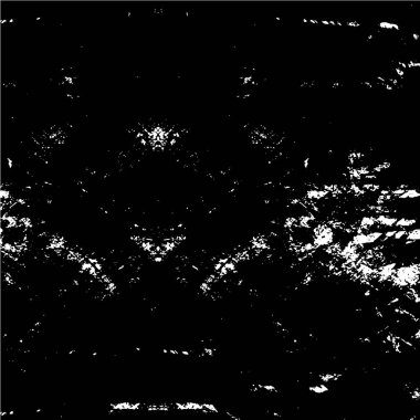 Çizikler, çizikler ve çizikler olan siyah beyaz bir arka plan. 