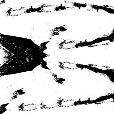 Grunge üst üste biniyor. Soyut siyah-beyaz vektör arkaplanı. Çatlak, leke ve noktalarda kirli desenli tek renkli klasik yüzey. Karanlık korku tarzında eski bir duvar.