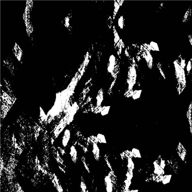 Çizik ve çiziklerle dolu siyah beyaz bir arka plan. Soyut vektör illüstrasyonu.                