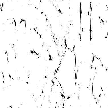 Çizik ve çiziklerle dolu siyah beyaz bir arka plan. Soyut vektör illüstrasyonu.                