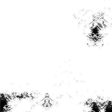 Çizik ve çiziklerle dolu siyah beyaz bir arka plan. Soyut vektör illüstrasyonu.                