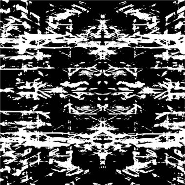 Soyut grunge arkaplanı. Monokrom dokusu. Siyah ve beyaz desenli arkaplan              