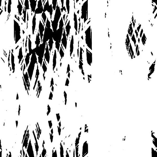 Verontruste Achtergrond Zwart Wit Textuur Met Stof Lijnen Krassen Lijnen — Stockvector