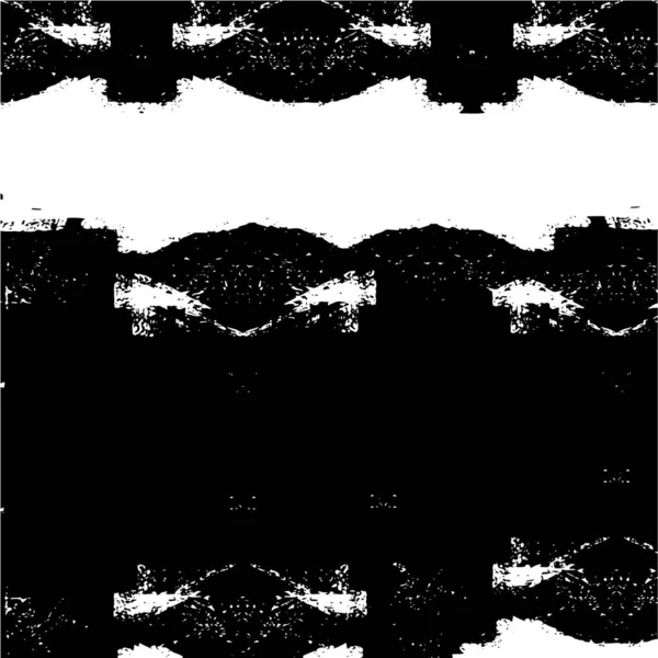 Texture Grunge Noire Blanche Détresse — Image vectorielle