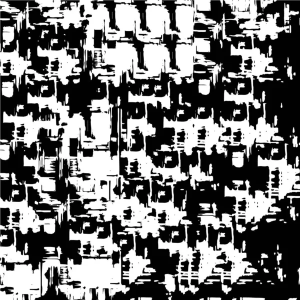 Abstracte Grunge Monochroom Zwart Wit Textuur Achtergrond — Stockvector