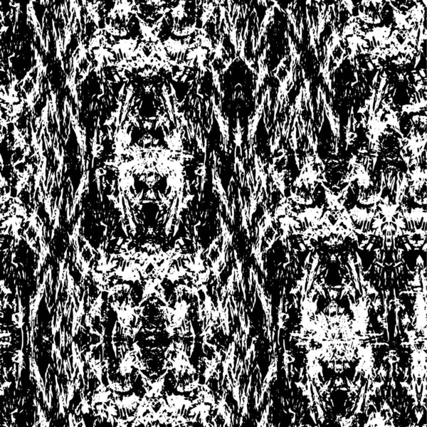 Abstrait Grunge Monochrome Noir Blanc Fond Texturé — Image vectorielle