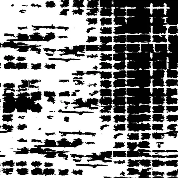 Абстрактный Гранж Монохромный Черно Белый Текстурированный Фон — стоковый вектор