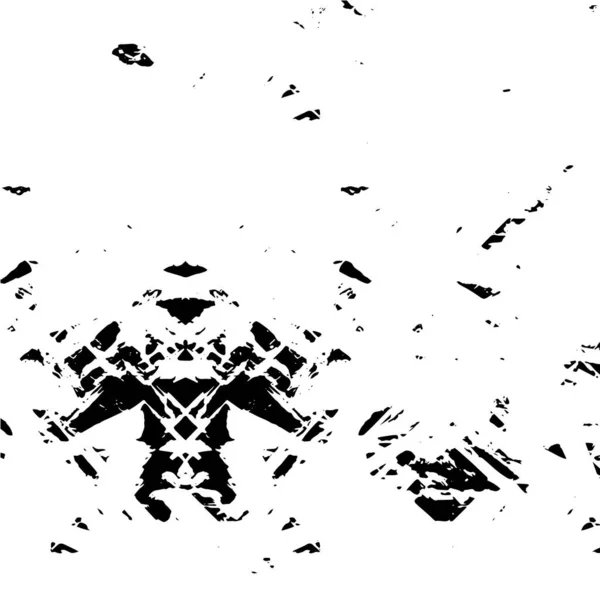 Abstracto Grunge Monocromo Negro Blanco Texturizado Fondo — Archivo Imágenes Vectoriales