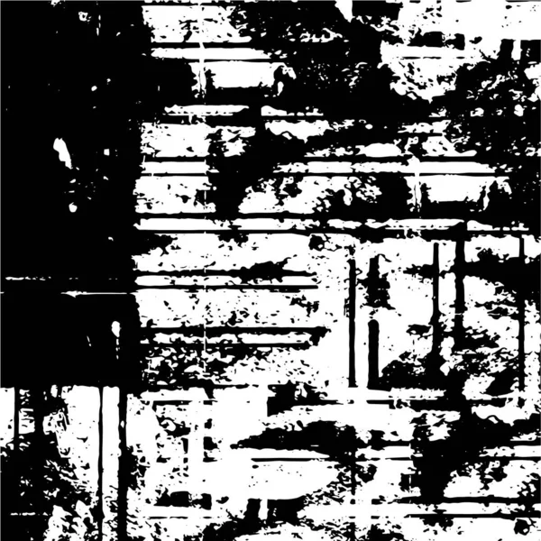 Abstrakcyjny Grunge Monochromatyczne Czarny Biały Teksturowane Tło — Wektor stockowy