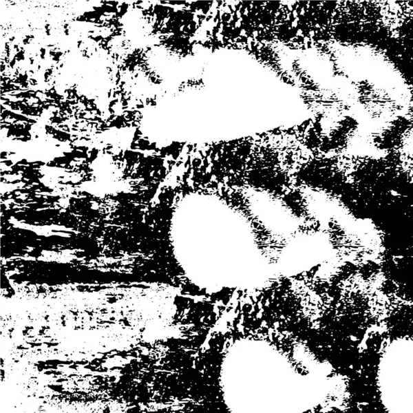 Gambar Vektor Dari Tekstur Monokrom Abstrak Dengan Goresan - Stok Vektor