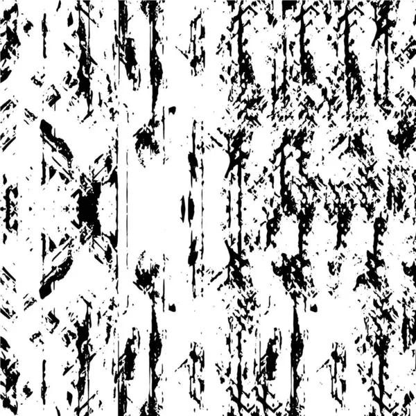 Векторна Ілюстрація Абстрактної Монохромної Текстури Подряпинами — стоковий вектор