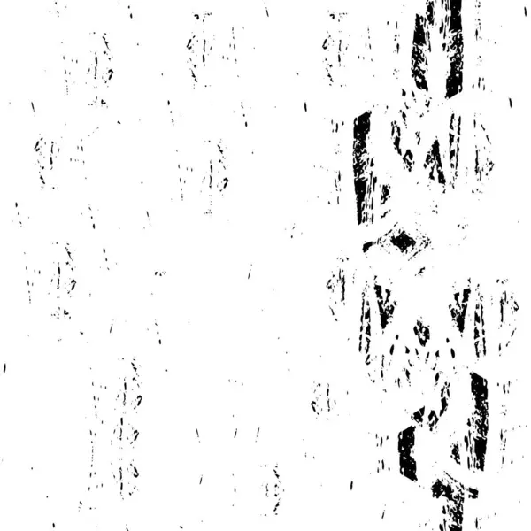Gambar Vektor Dari Tekstur Monokrom Abstrak Dengan Goresan - Stok Vektor