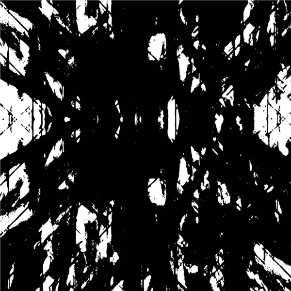 Abstrakcyjne Czarny Biały Grunge Tło — Wektor stockowy