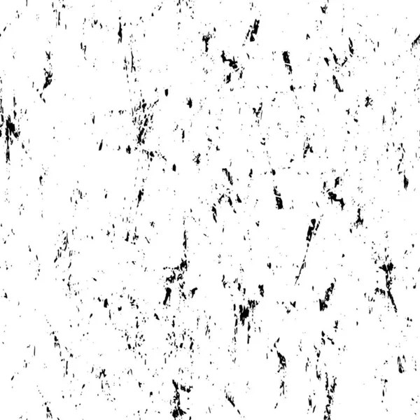 Abstraktní Ilustrace Černobílými Prvky Zvětralá Textura — Stockový vektor