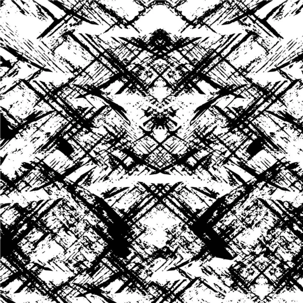 Naadloos Patroon Met Handgetekende Inktvlekken Grunge Textuur — Stockvector