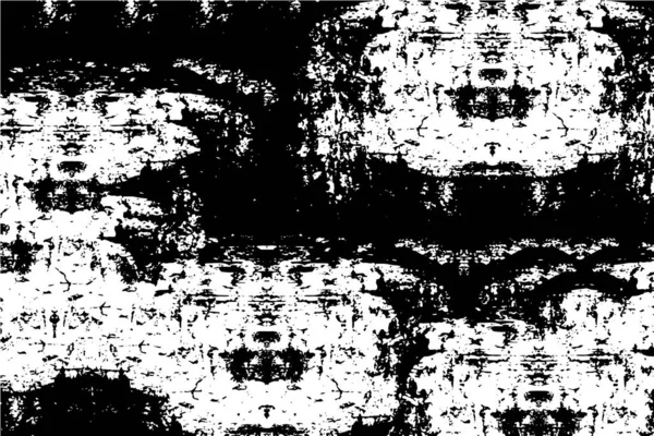 Grunge Black White Background Texture — Stock Vector