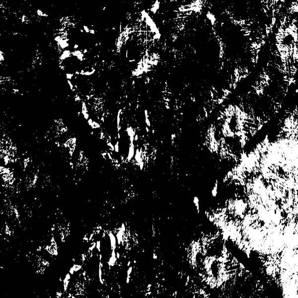 Siyah Beyaz Sıkıntı Doku — Stok Vektör