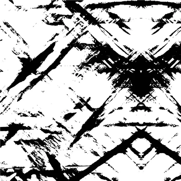 Grunge Texture Détresse Noir Blanc — Image vectorielle