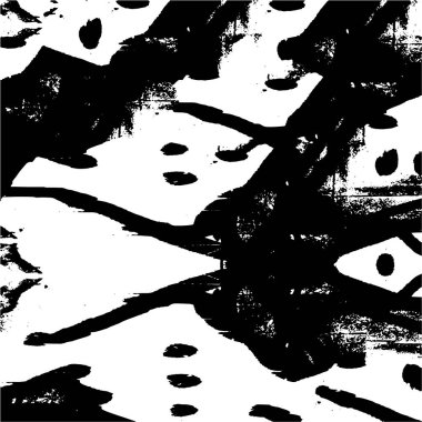 Çizik ve çatlaklarla soyut monokrom dokusu