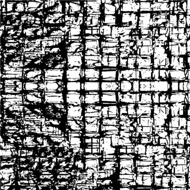 Çizik ve çatlaklarla soyut monokrom dokusu