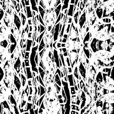 Çizik ve çatlaklarla soyut monokrom dokusu