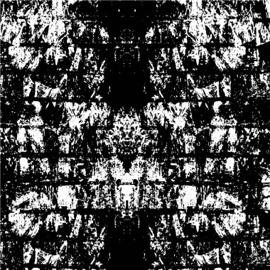 Çizik ve çatlaklarla soyut monokrom dokusu