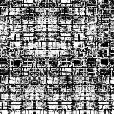 Çizik ve çatlaklarla soyut monokrom dokusu