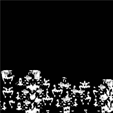 Soyut tek renkli arkaplan. Siyah ve beyaz vektör çizimi