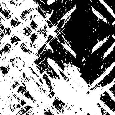 Grunge duvarı, çok detaylı soyut bir arka plan. Vektör Tasarımı. Her türlü grafik tasarım için şaşırtıcı siyah beyaz arkaplan