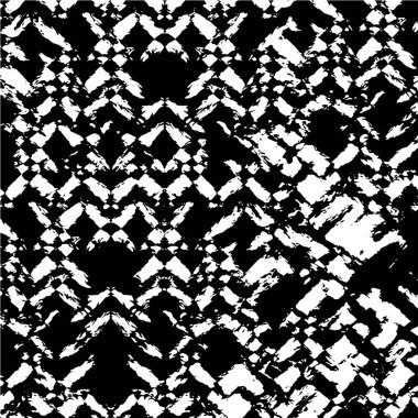 Siyah-beyaz soyut doku vektörü koyu noktalar, soluk ağlar, çizgiler ve çizgiler