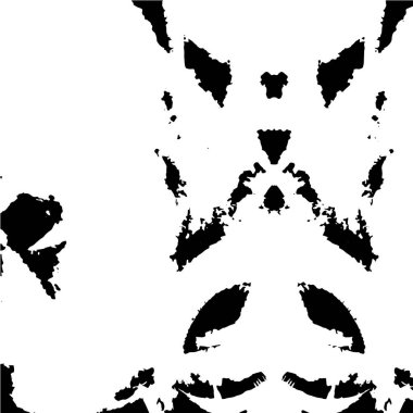 Siyah-beyaz soyut doku vektörü koyu noktalar, soluk ağlar, çizgiler ve çizgiler