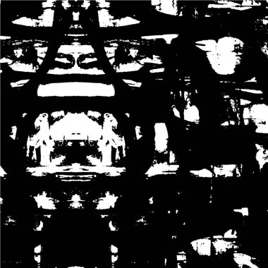 Soyut grunge arkaplanı. Monokrom dokusu. Siyah ve beyaz desenli arkaplan