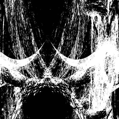 Soyut grunge arkaplanı. Monokrom dokusu. Siyah ve beyaz desenli arkaplan