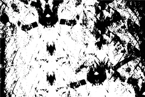 Abstracte Zwart Wit Textuur Achtergrond — Stockvector