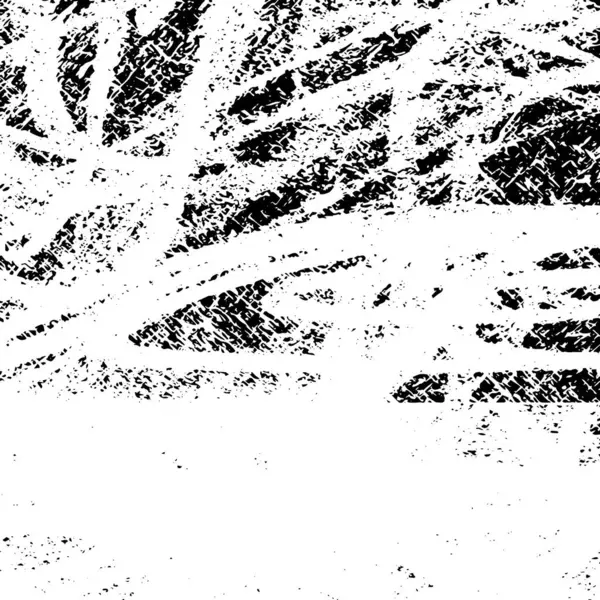 Vektorillustration Abstrakter Monochromer Textur Mit Kratzern — Stockvektor