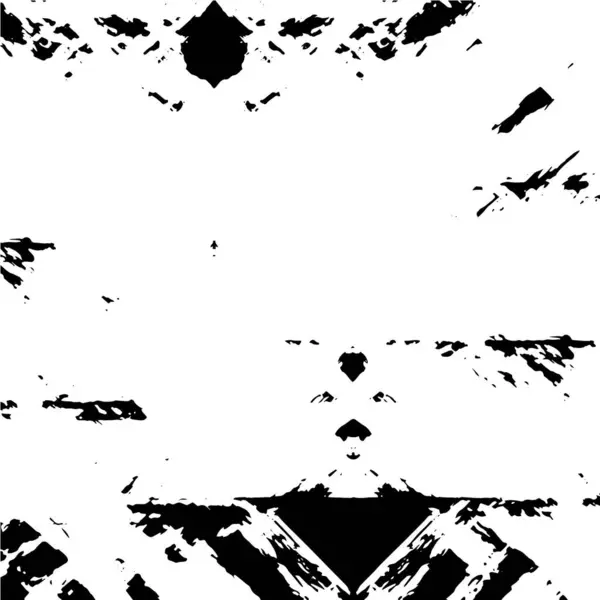 Abstrakte Monochrome Textur Mit Kratzern Und Rissen — Stockvektor