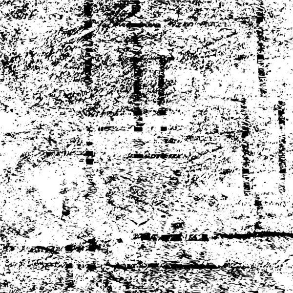 Textura Monocromática Abstracta Con Arañazos Grietas — Archivo Imágenes Vectoriales