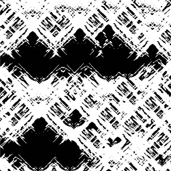 Abstraktní Monochromatická Textura Škrábanci Prasklinami — Stockový vektor