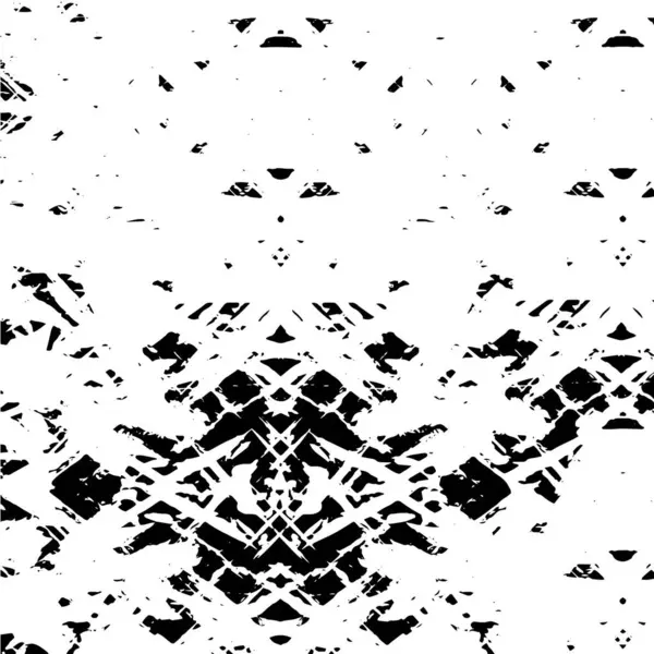Grunge Textuur Gekrast Zwart Witte Achtergrond Grunge Textuur — Stockvector