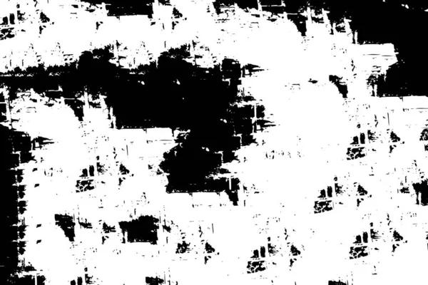 Impresión Tinta Fondo Angustia Textura Grunge Resumen Ilustración Blanco Negro — Vector de stock
