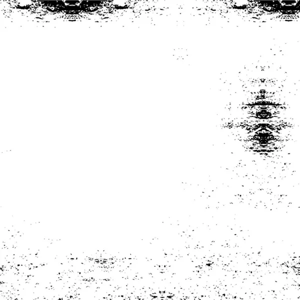 油墨印刷困难背景 Grunge纹理 摘要黑白图解 — 图库矢量图片