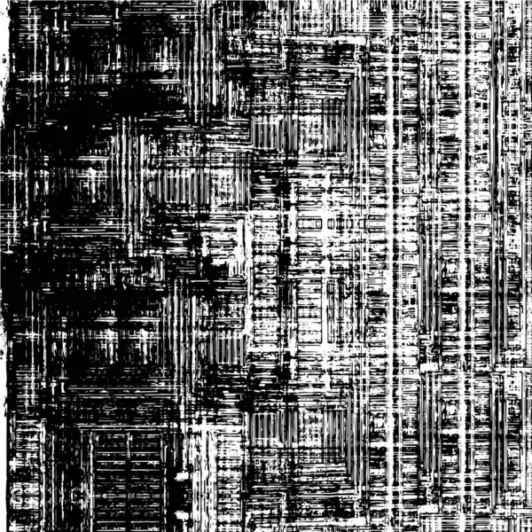 Impresión Tinta Fondo Angustia Textura Grunge Resumen Ilustración Blanco Negro — Archivo Imágenes Vectoriales