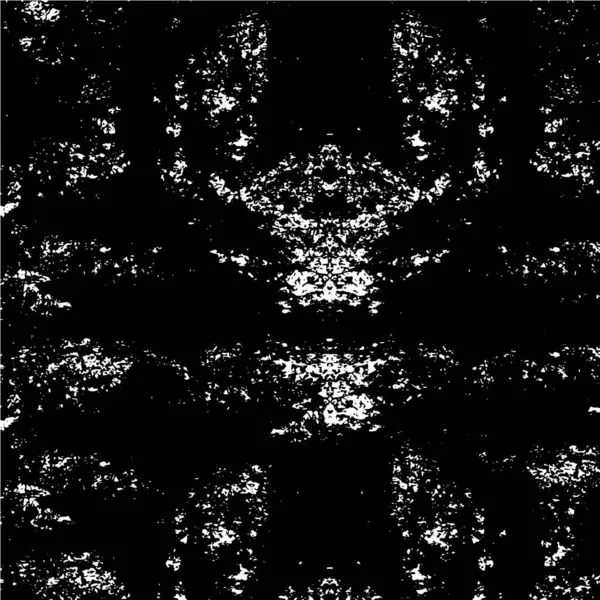 Abstrakte Monochrome Grunge Hintergrund Vektor Illustration — Stockvektor