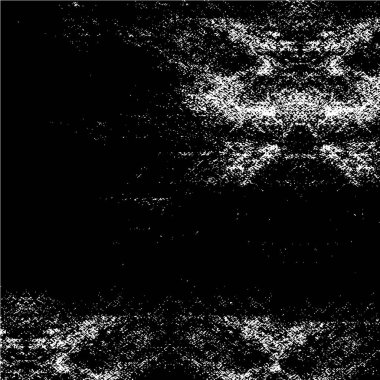 Grunge üst üste biniyor. Soyut siyah-beyaz vektör arkaplanı. Kirli desenli tek renkli vintage yüzey. 