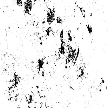 Grunge üst üste biniyor. Soyut siyah-beyaz vektör arkaplanı. Kirli desenli tek renkli vintage yüzey. 