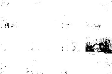 Soyut siyah-beyaz vektör arkaplanı. Çatlak, leke ve noktalarda kirli desenli tek renkli klasik yüzey. Karanlık korku tarzında eski bir duvar.