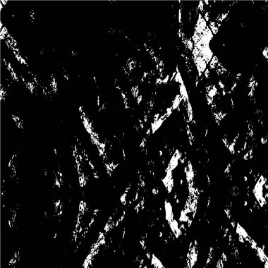 Soyut siyah-beyaz vektör arkaplanı. Çatlak, leke ve noktalarda kirli desenli tek renkli klasik yüzey. Karanlık korku tarzında eski bir duvar.